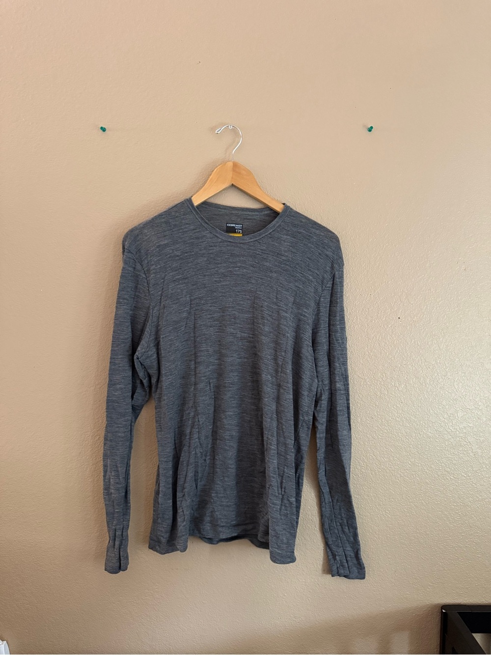 Icebreaker 175 Merino Wool Long Sleeve Base Layer Top Mens
